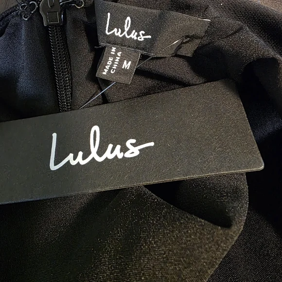 Lulus Beyond Classy Black Satin Backless Keyhole Halter Midi Dress - Picture 10 of 13